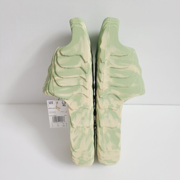 NEW Adidas Adilette 22 Sandals Slides GY1597 Size 8 Magic Lime Desert Sand main image 8